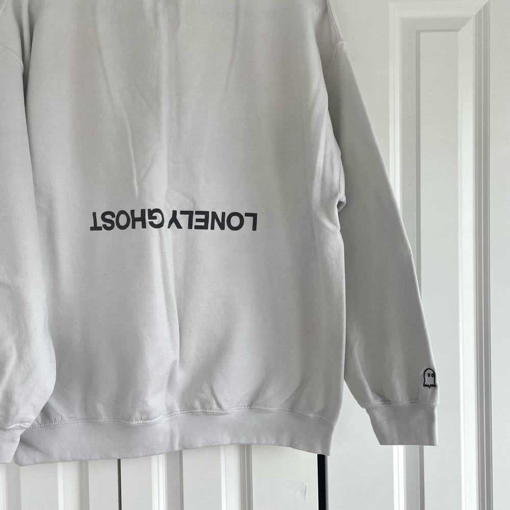 Lonely Ghost Heart On My Sleeve Crewneck Sweatshirt